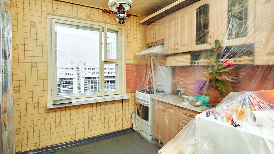 защита квартиры от пыли при установке окон