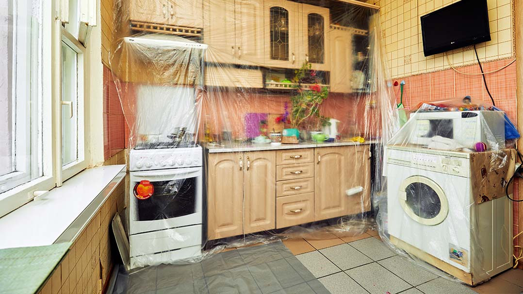 защита квартиры от пыли при установке окон